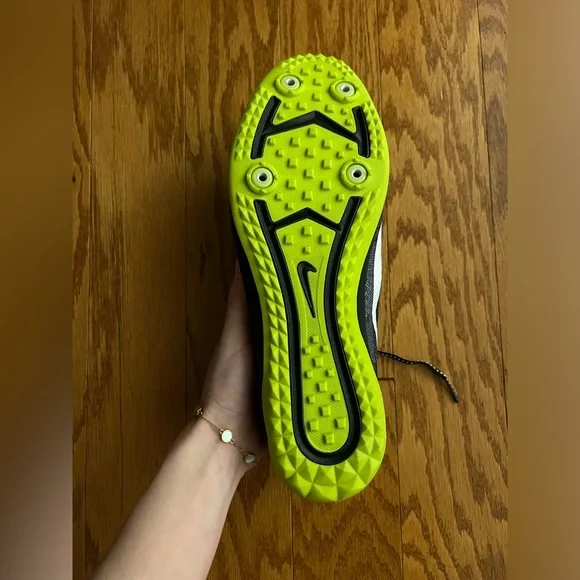 Size 11 Men Nike Zoom Rival XC Black/Gray Track Shoe's Spikes - Picture 6 of 7